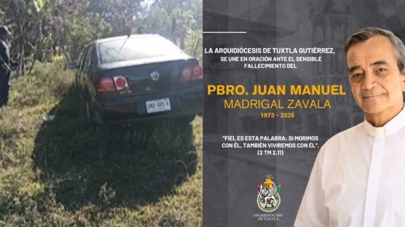 Encuentran muerto a sacerdote desaparecido en Chiapas