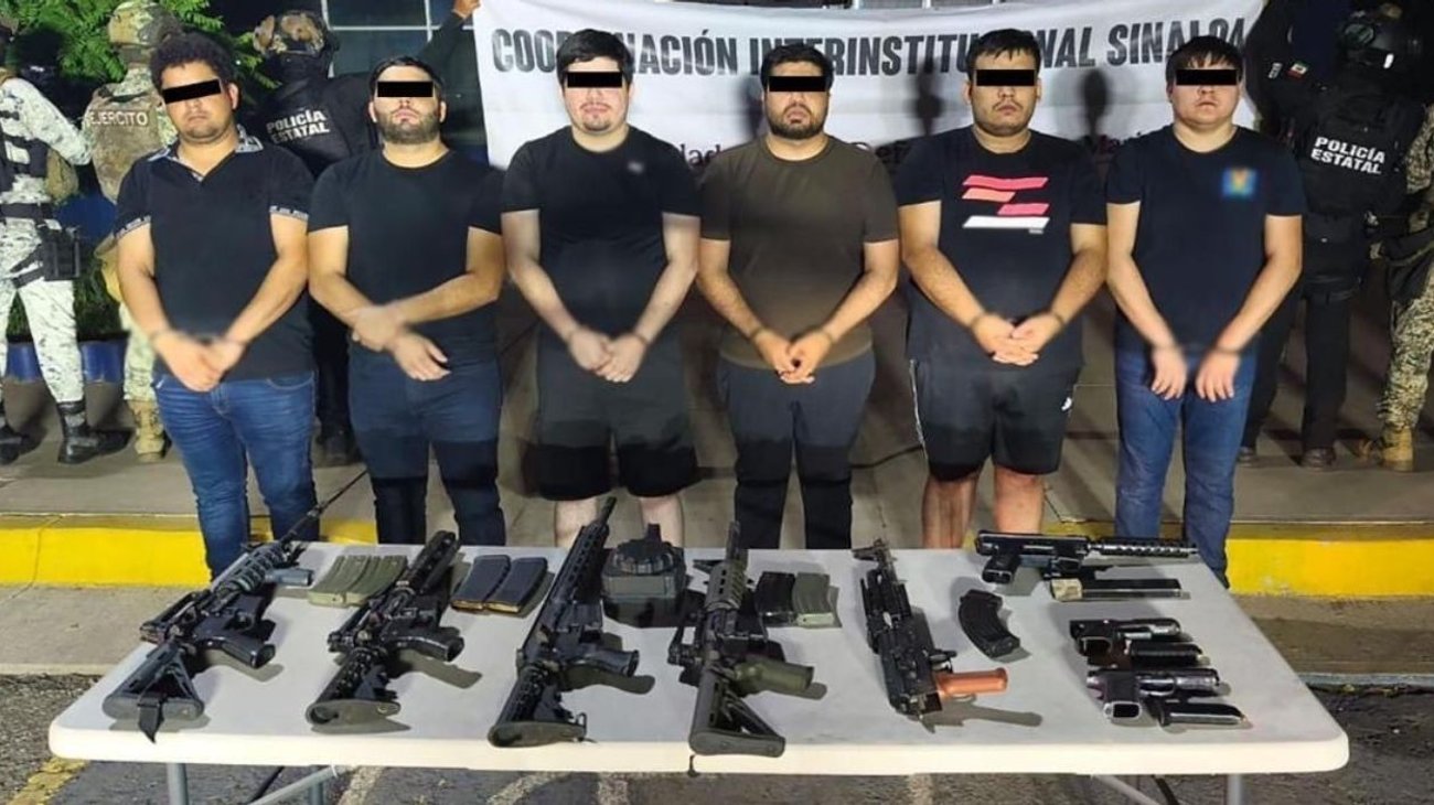Detienen a seis personas vinculadas con facción de 'Los Chapitos'