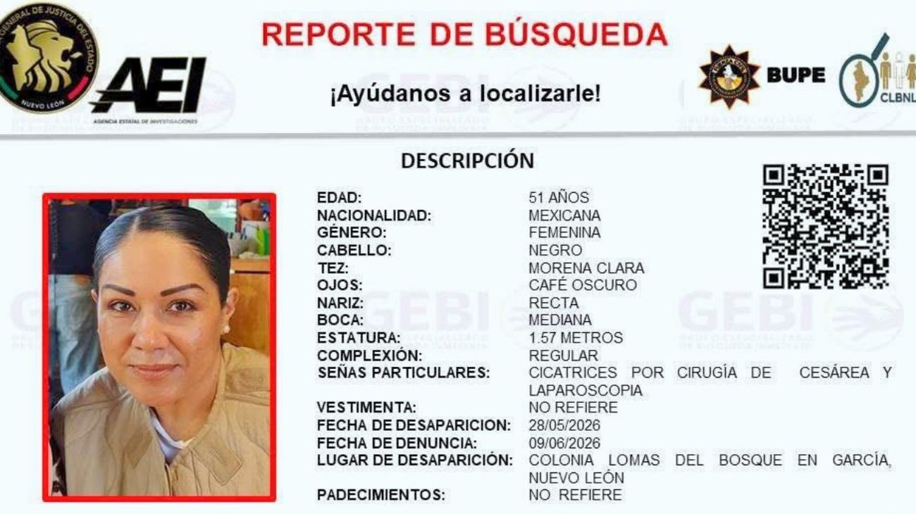 Desaparece vecina de Las Lomas; familia pide apoyo a la comunidad