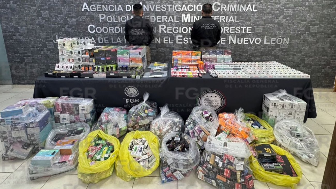 Aseguran casi 3 mil vapeadores, droga y un arma en San Nicolás