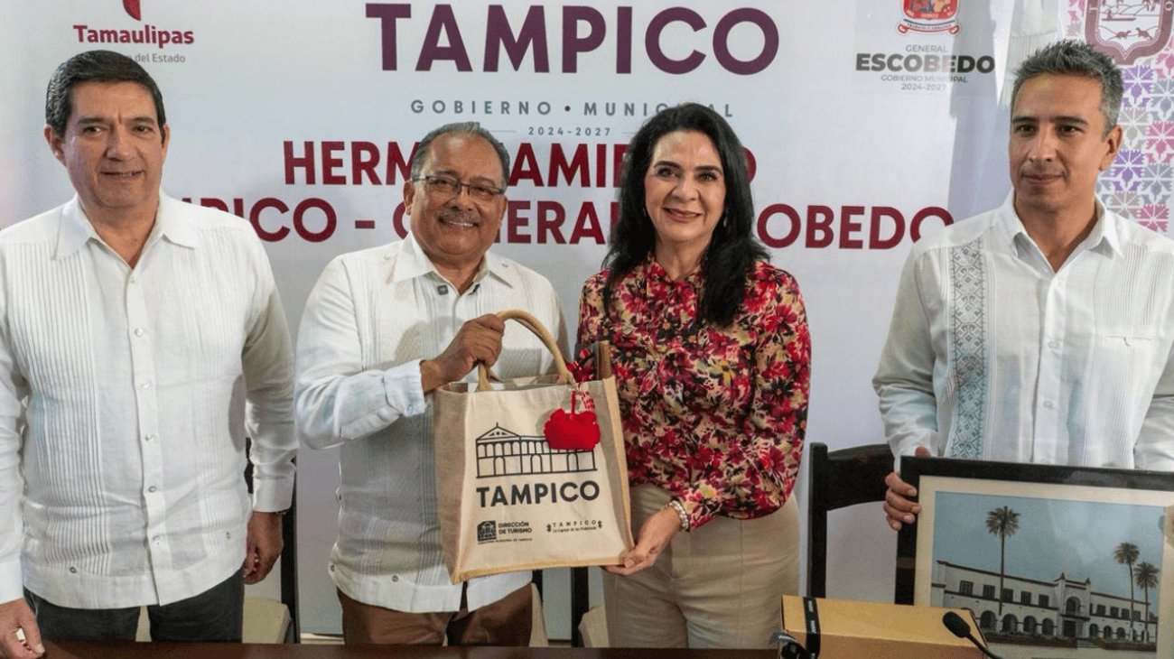 Tampico y Escobedo firman hermanamiento de Cooperación Mutua