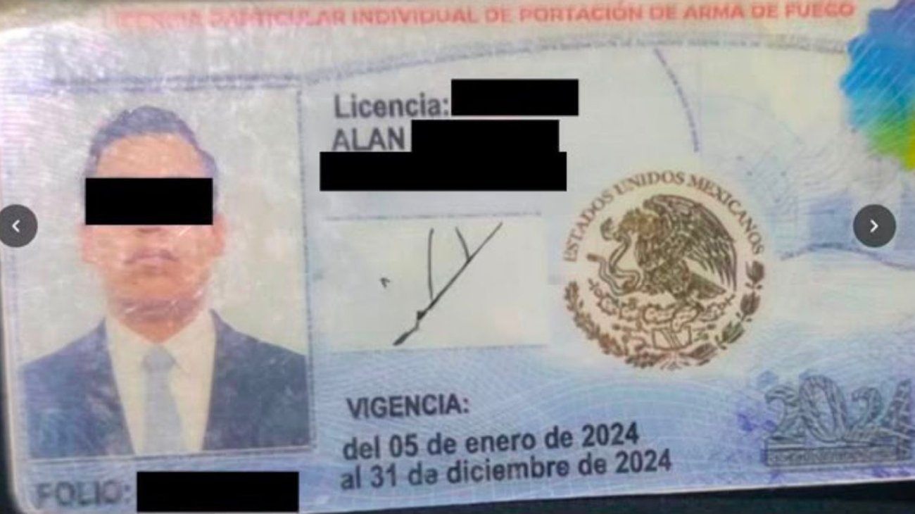 Detienen a escolta con arma de fuego y permiso vencido