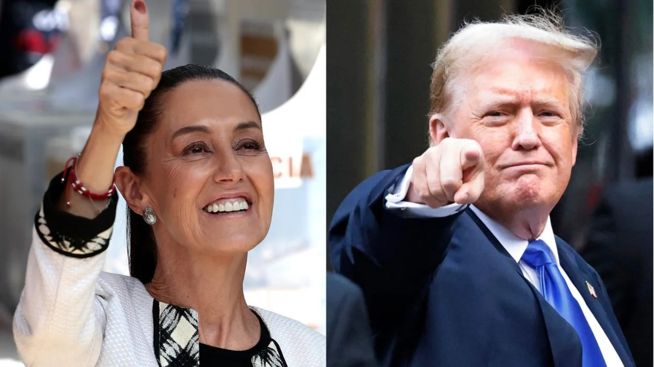 Trump: Sheinbaum tiene miedo a los carteles que no puede pensar