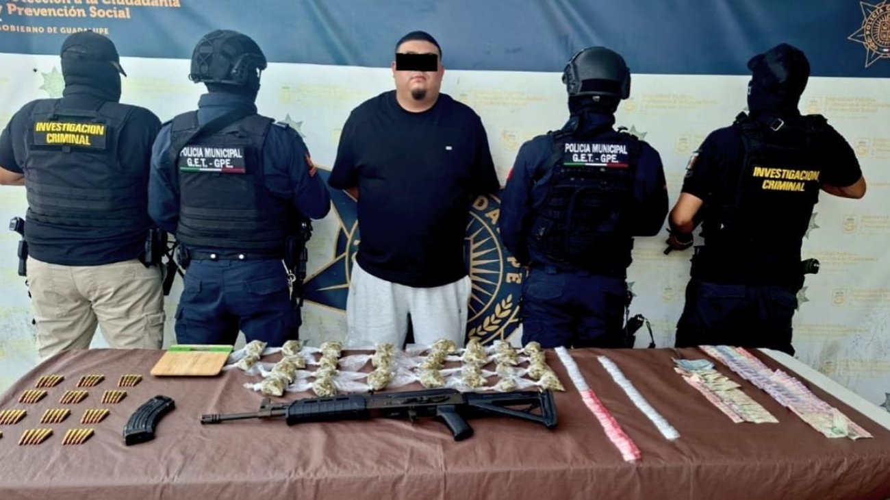 Capturan en Guadalupe a presunto generador de violencia