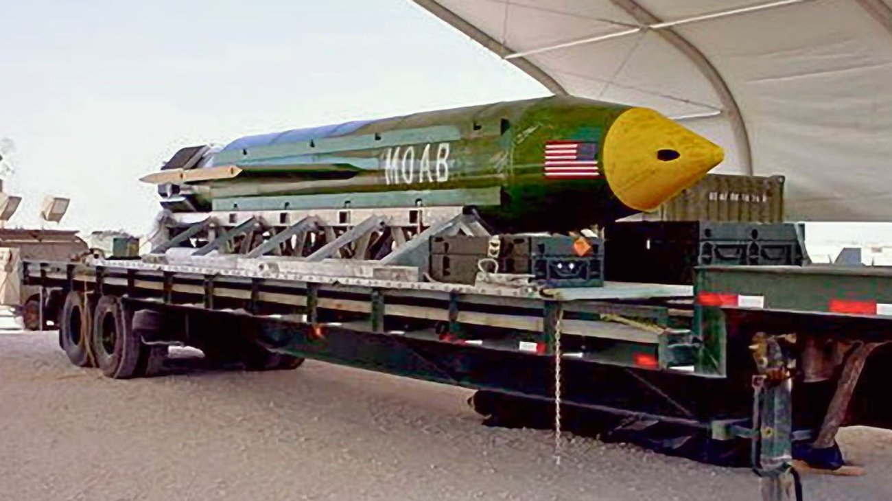 EUA contempla usar la 'madre de todas las bombas' contra Irán