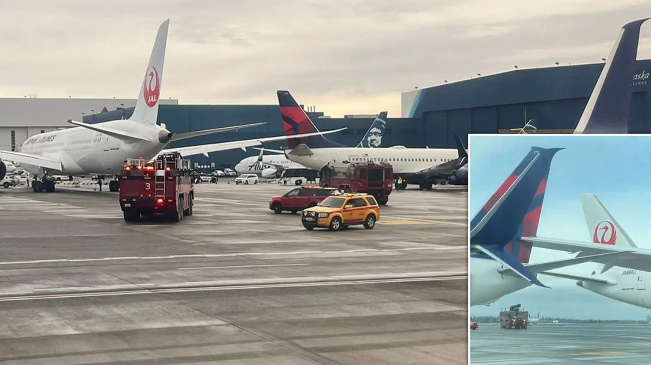 Avión de Japan Airlines colisiona con otra aeronave en Seattle
