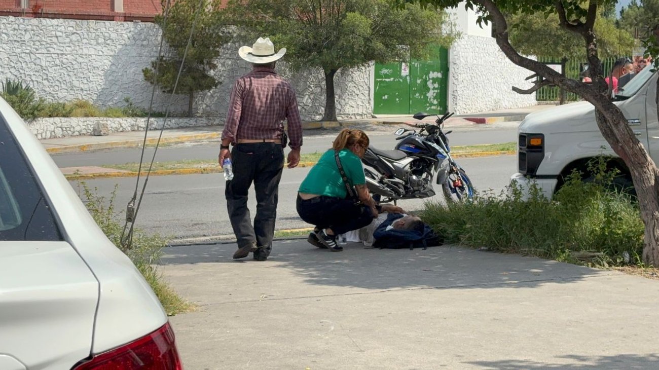 Resulta motociclista herido tras choque en Topochico