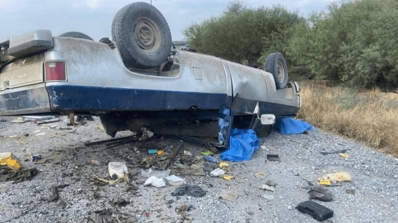 Accidente vial deja dos muertos en General Terán