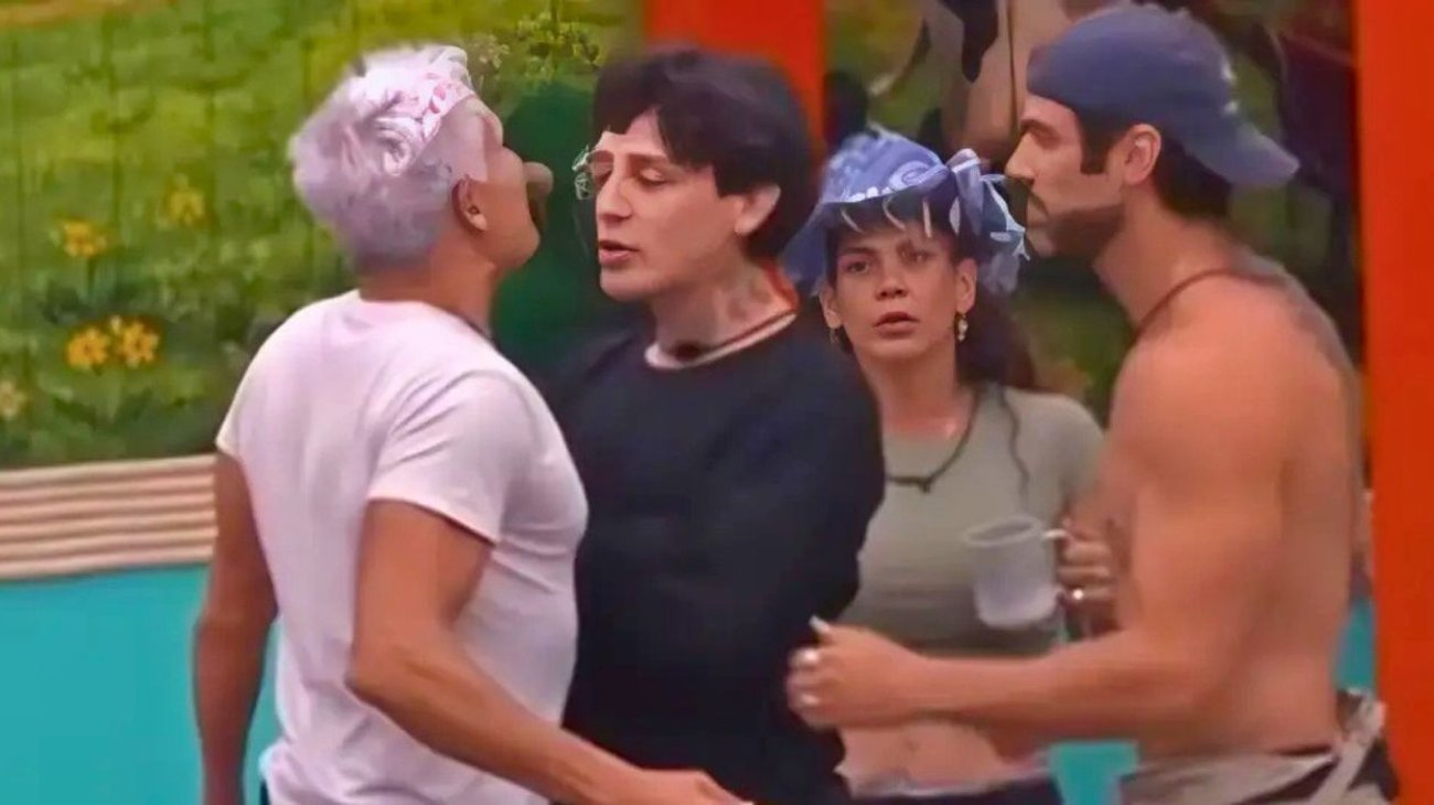 Kunno y Julio Camejo casi llegan a los golpes en La Granja VIP