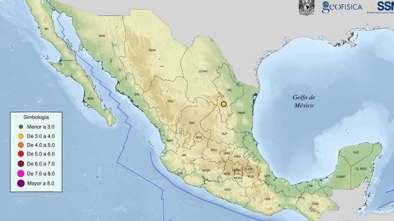 Registra Linares sismo de magnitud 3.7 en la escala de Richter
