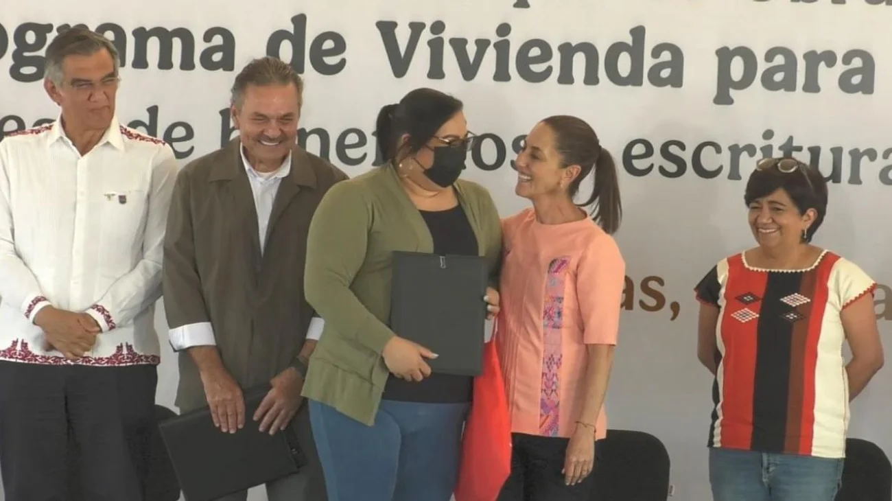 Sheinbaum pone en marcha vivienda para el bienestar en Matamoros