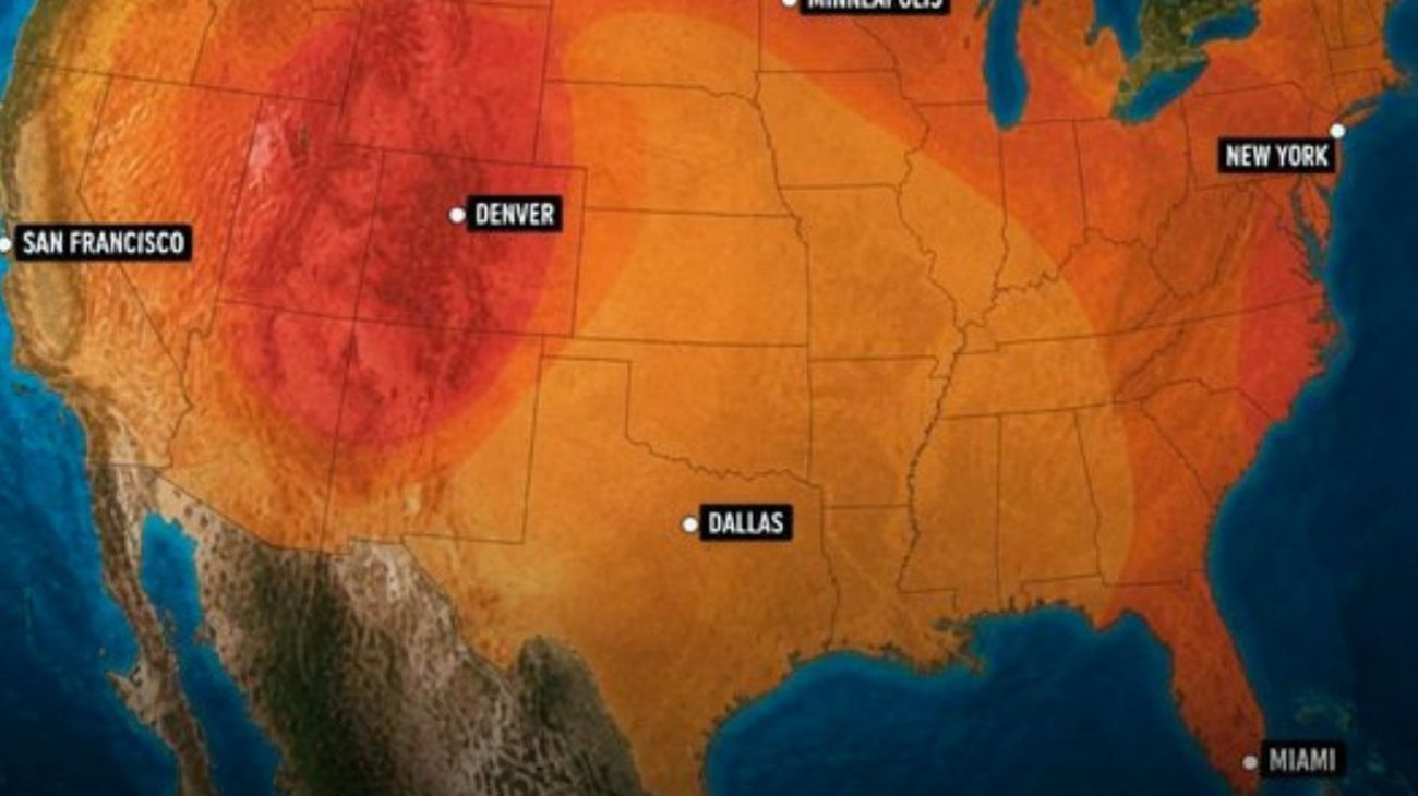 Ola de calor pone al 70% de EUA en alerta por temperaturas altas