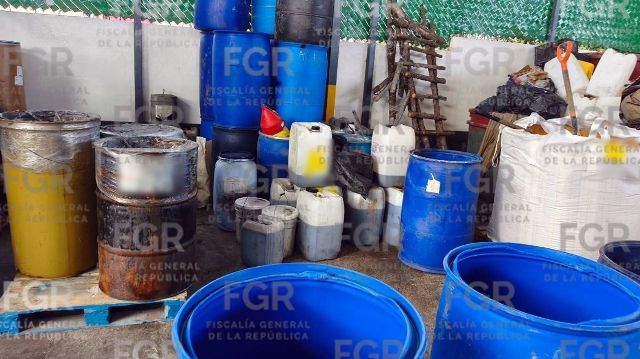 Inhabilitan más de 8 toneladas de sustancias en Zacatecas