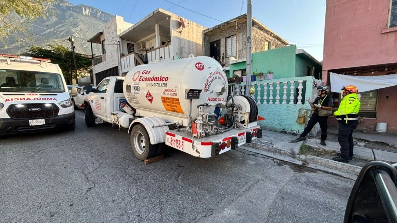 Explosión de tanque de gas deja un lesionado en Monterrey