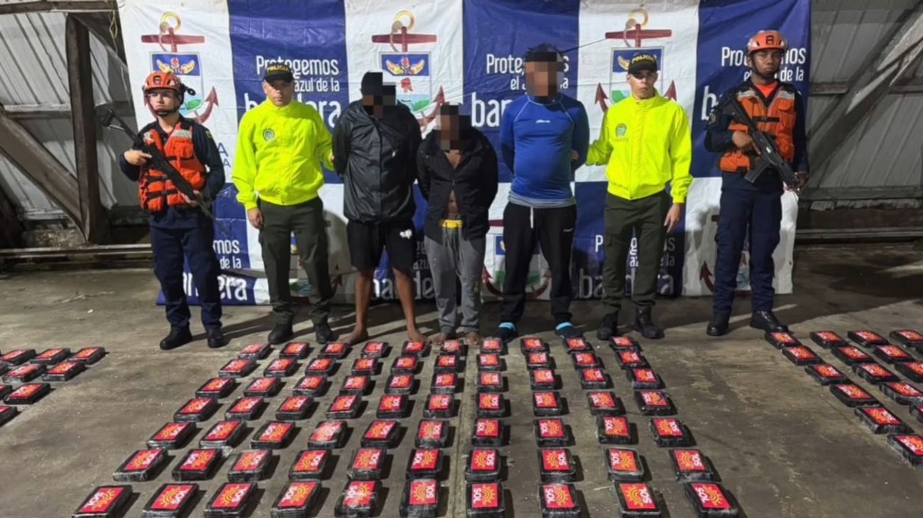 Incautan casi 1.5 toneladas de cocaína en el Pacífico colombiano