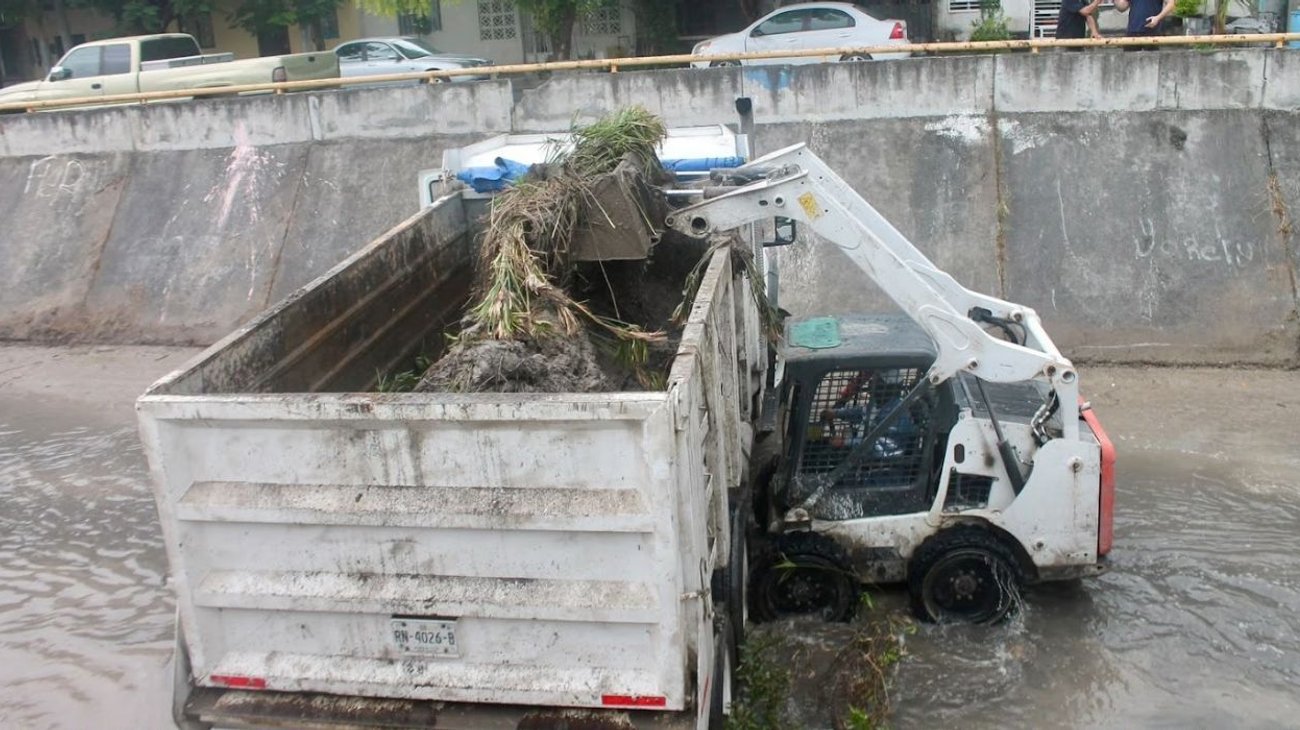 Retiran 4 mil toneladas de basura y escombro del Canal Medular