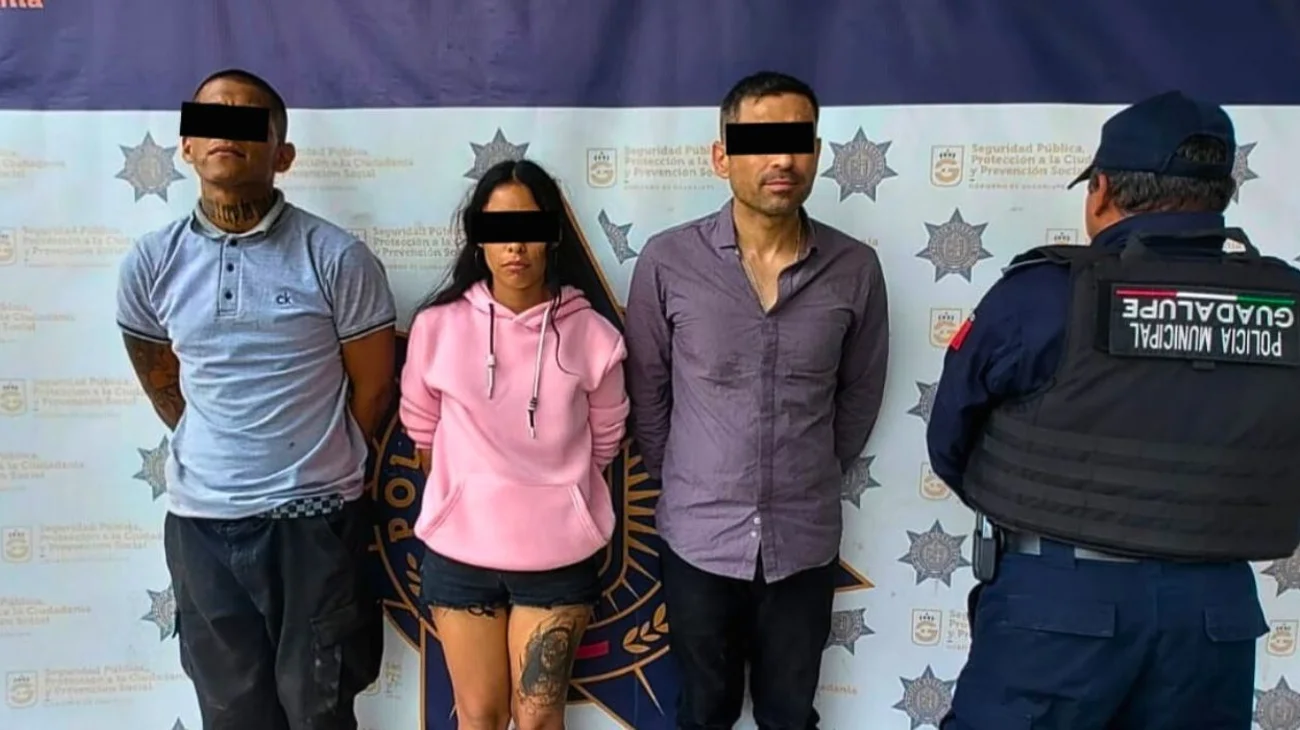 Cae presunta célula delictiva con droga en Guadalupe