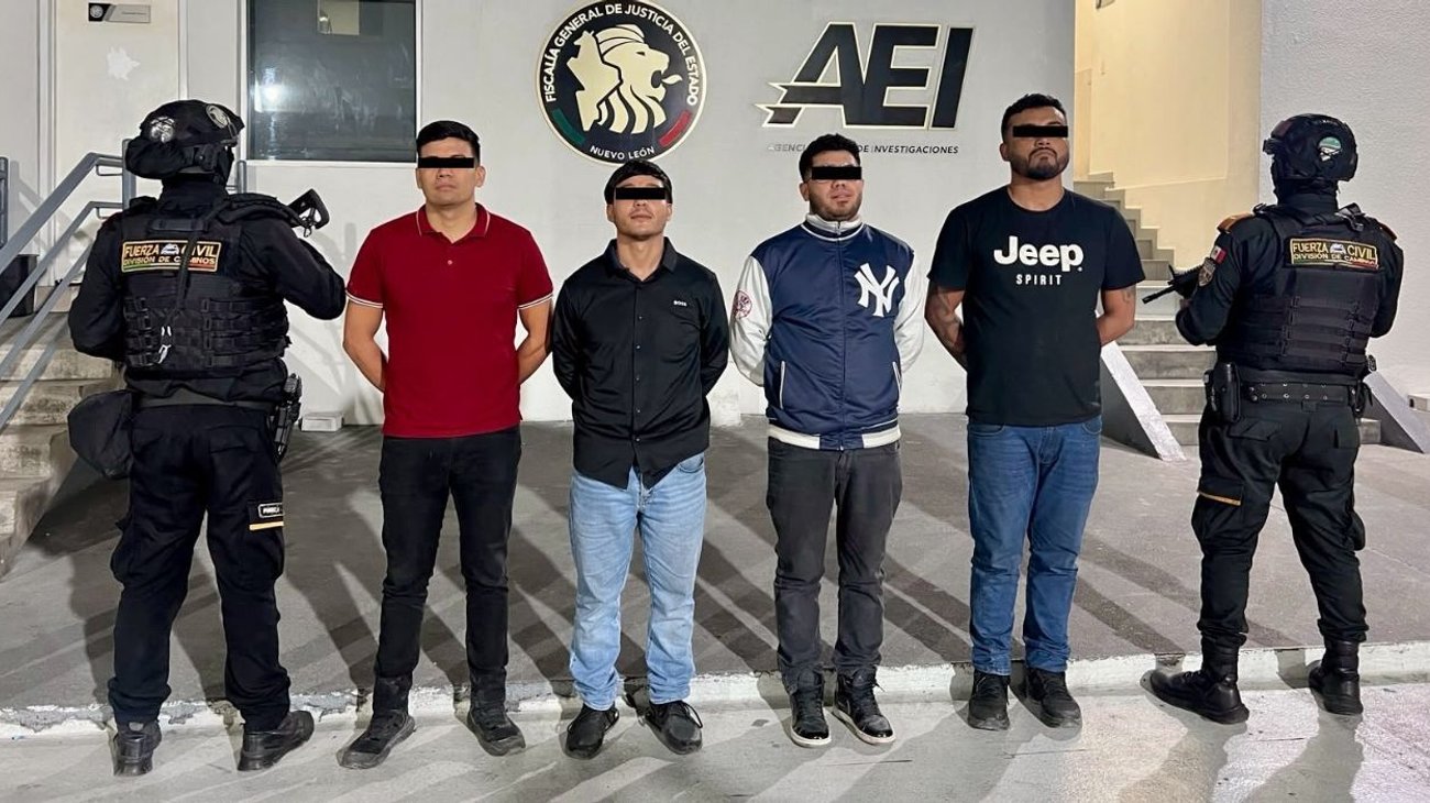 Caen cuatro investigados por robos carreteros en García