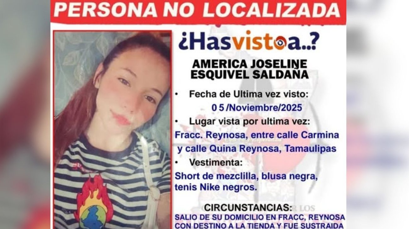 Nueva desaparición de joven embarazada alarma a Reynosa