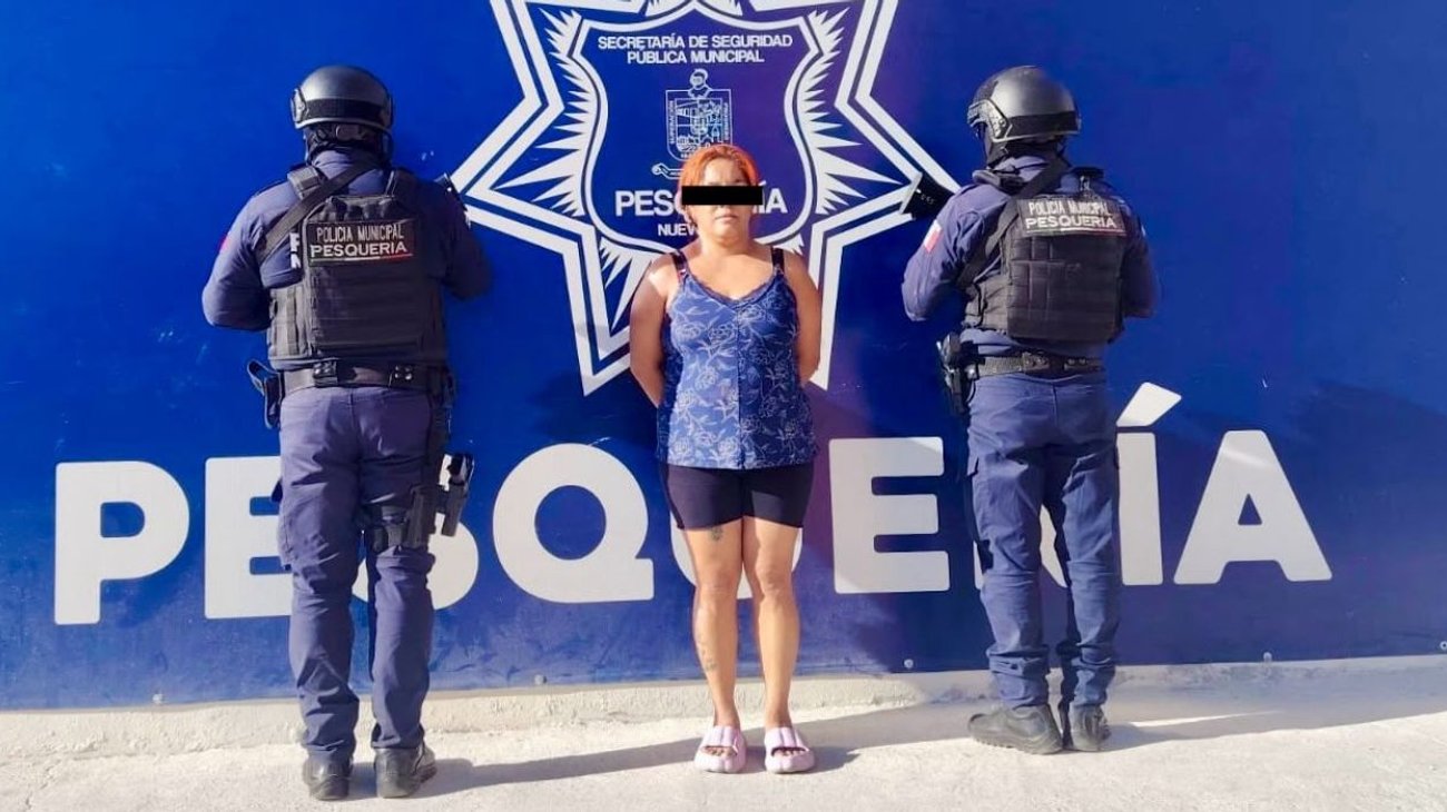 Detienen a mujer por violencia familiar en Pesquería