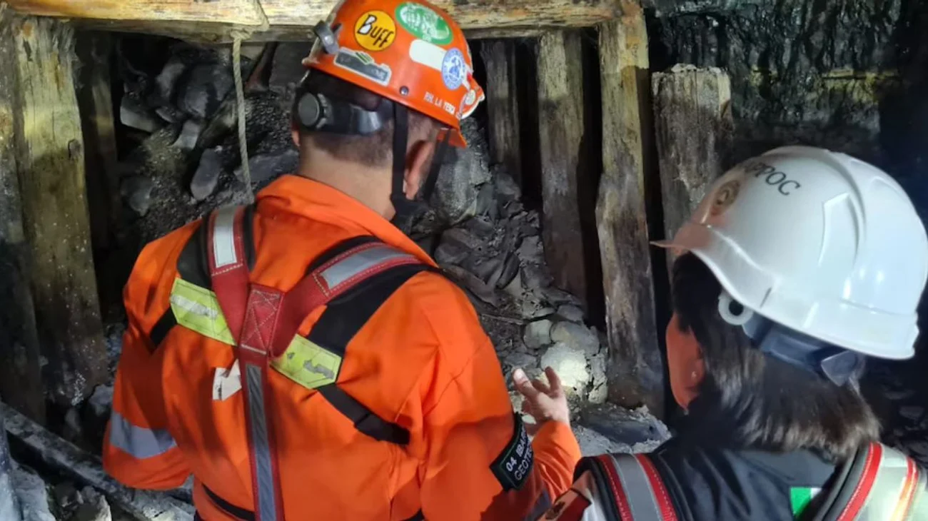 Hallan restos de último minero atrapado en la mina 'El Pinabete'