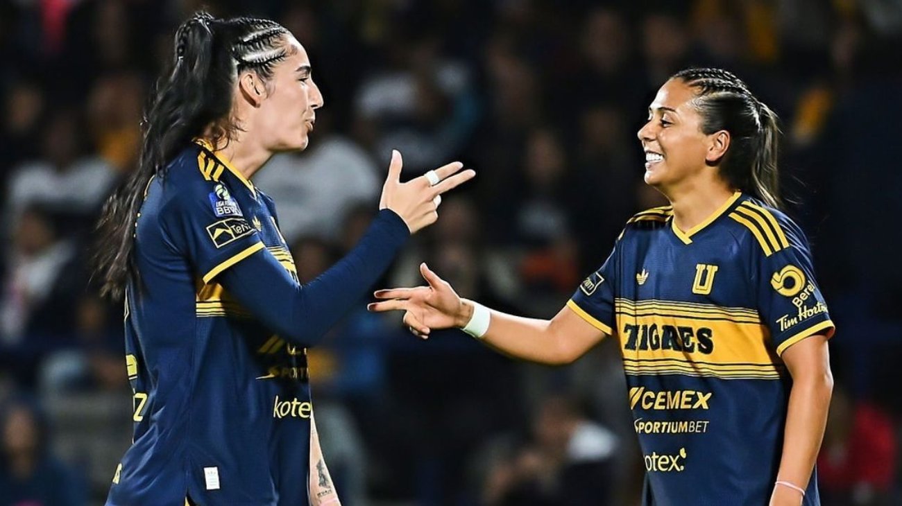 Triunfan Tigres Femenil frente a Pumas Femenil