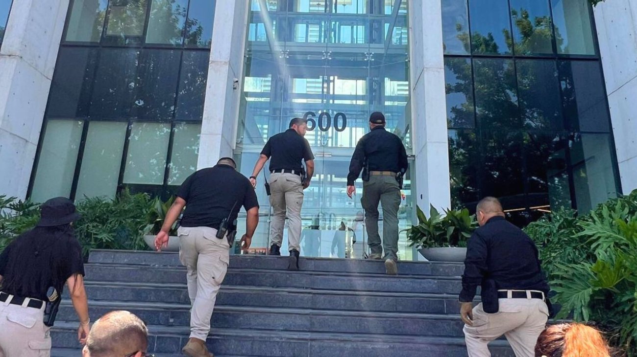 Resultados de cateo en oficinas de Trínitas en San Pedro