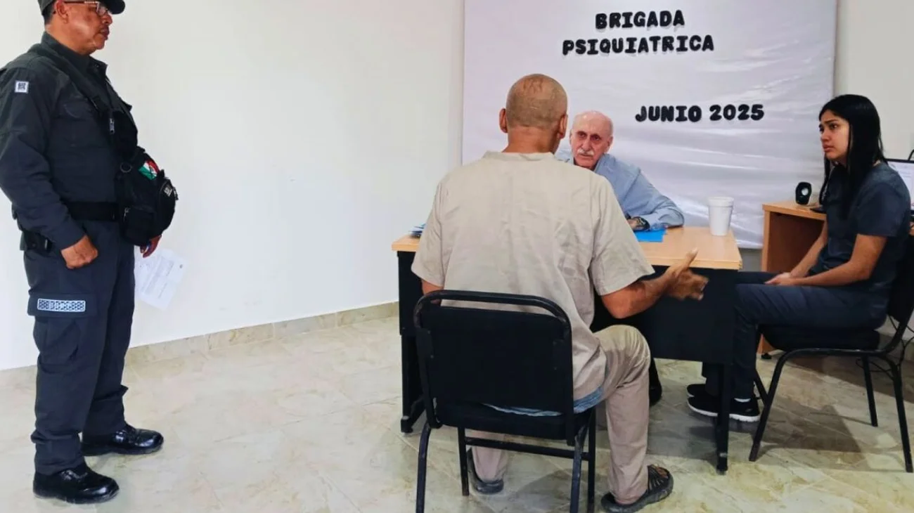 Reos reciben atención psiquiátrica en penal de Reynosa