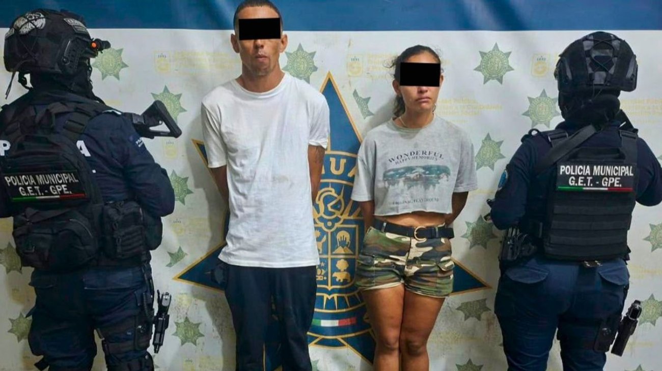 Cae pareja con marihuana y cocaína tras operativo en Guadalupe