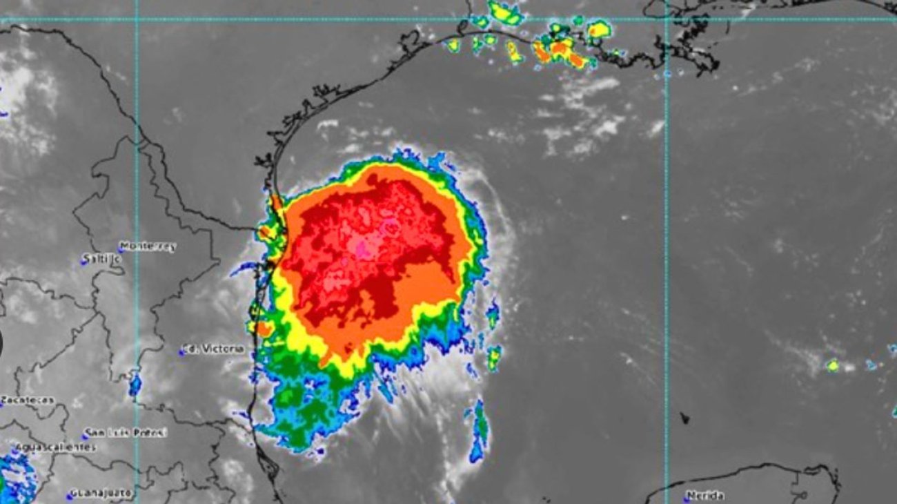 Vigila Nuevo León zona de baja presión en el Golfo de México
