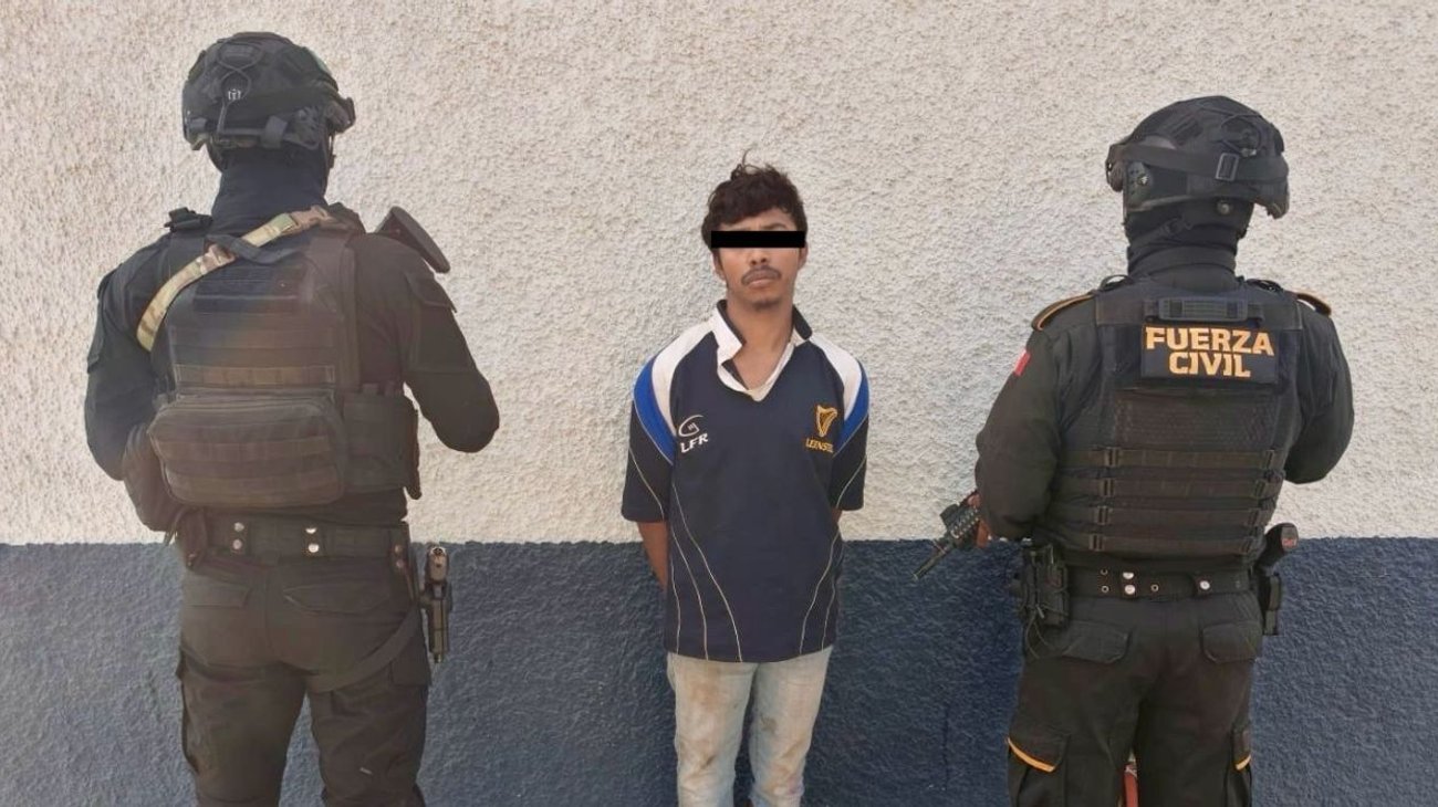 Detienen a joven armado al norte de Monterrey