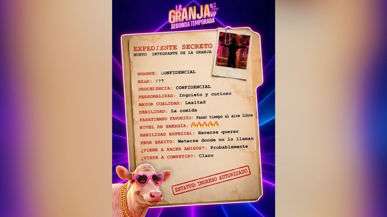 Revelan expediente secreto del Granjero #21 en La Granja VIP 2