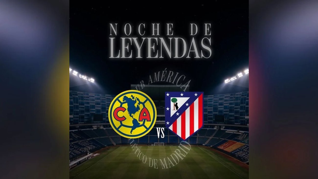 Anuncian juego de leyendas de América y Atlético