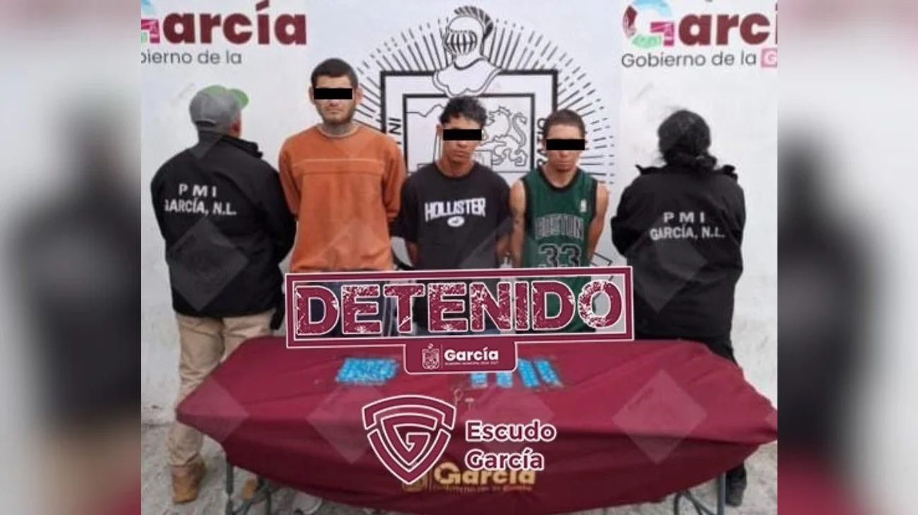 'Escudo García' detiene a integrantes de banda delictiva 