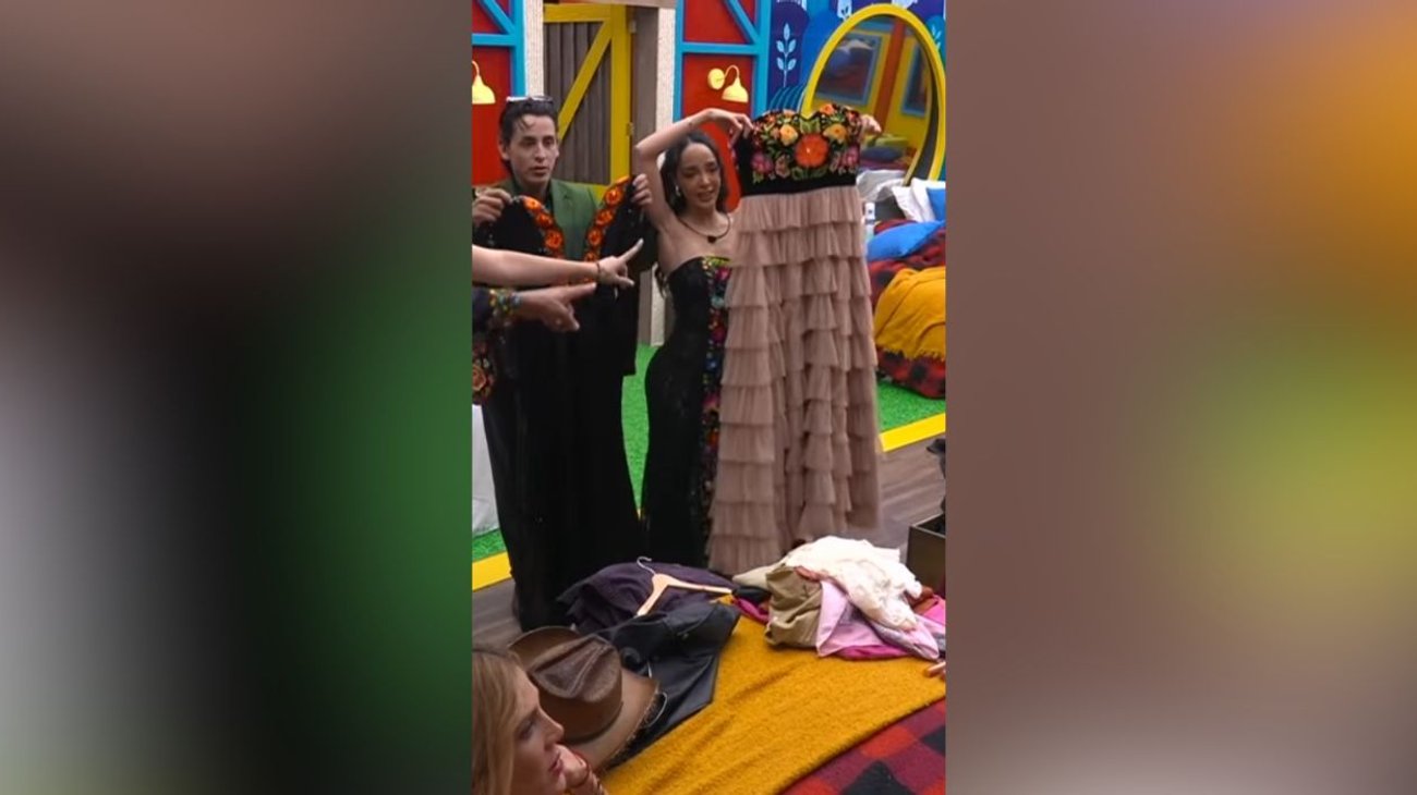 Manelyk ayuda a Niurka con su vestido en La Granja VIP 2