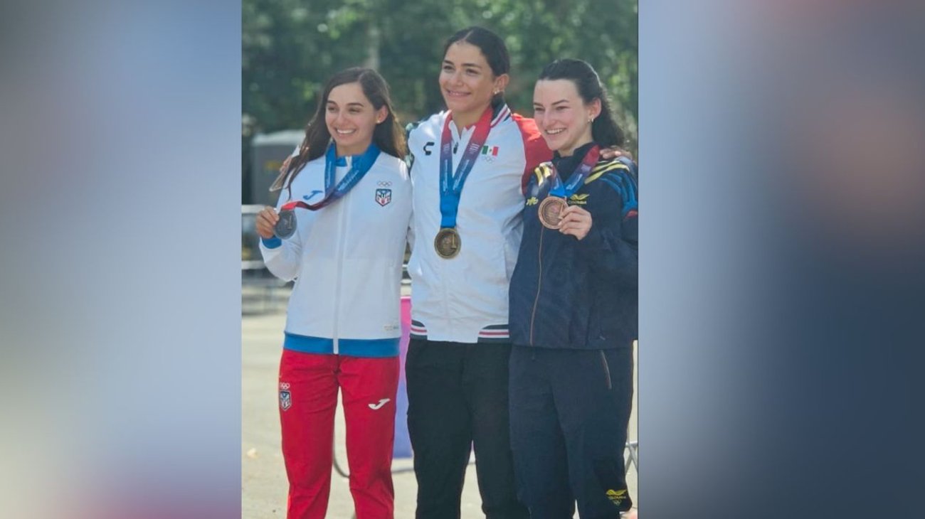 Mexicana Carolina Flores obtiene oro en ciclismo de montaña