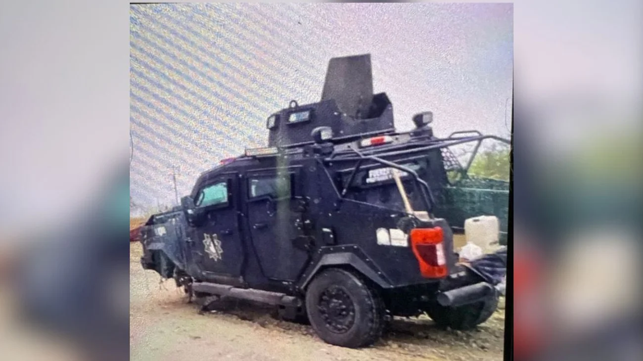 Artefacto explosivo daña vehículo blindado de Fuerza Civil