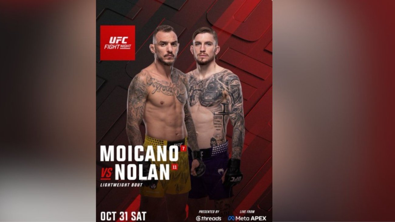 Renato Moicano enfrentará a Tom Nolan en UFC Vegas 123