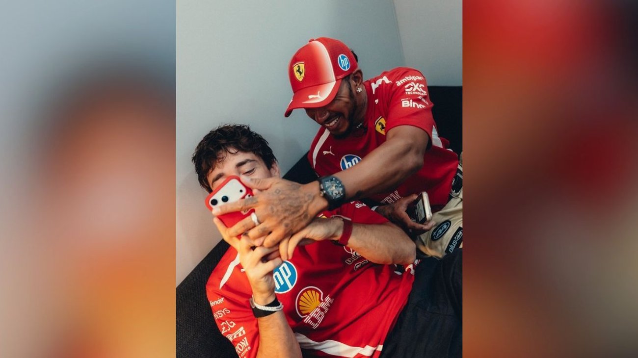 Leclerc y Hamilton hackean redes sociales de la escudería Ferrari