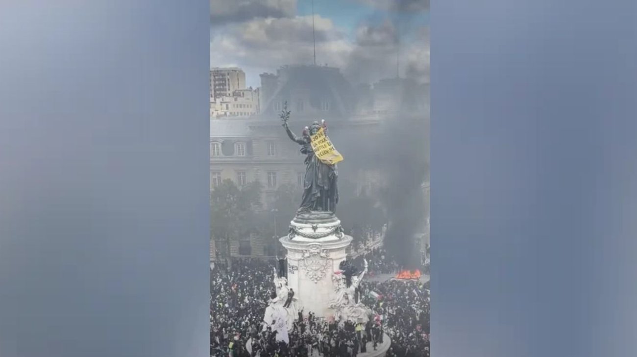 Dejan masivas protestas en Francia 1,200 detenidos y 150 heridos