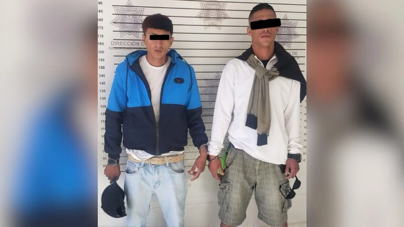 Detienen a sujetos acusados de robos y asaltos en Saltillo