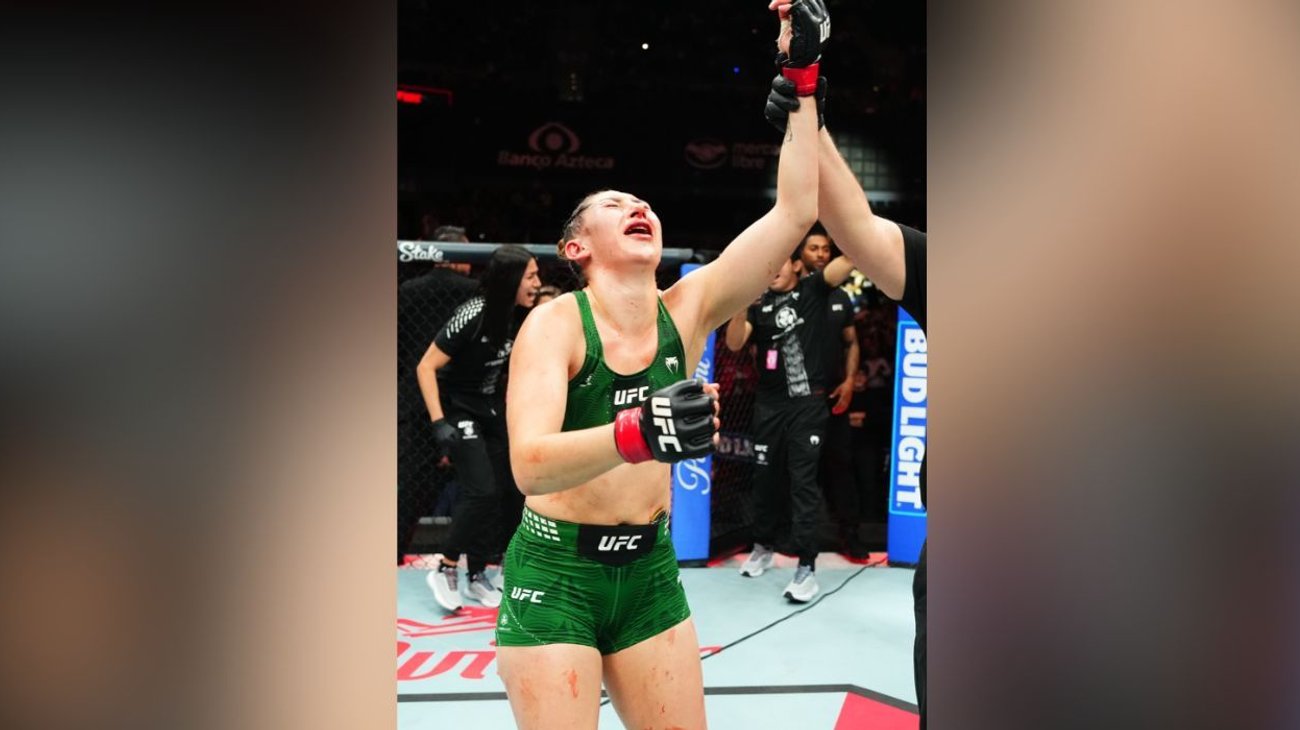 ¡Qué debut! Mexicana Regina Tarín obtiene victoria en la UFC