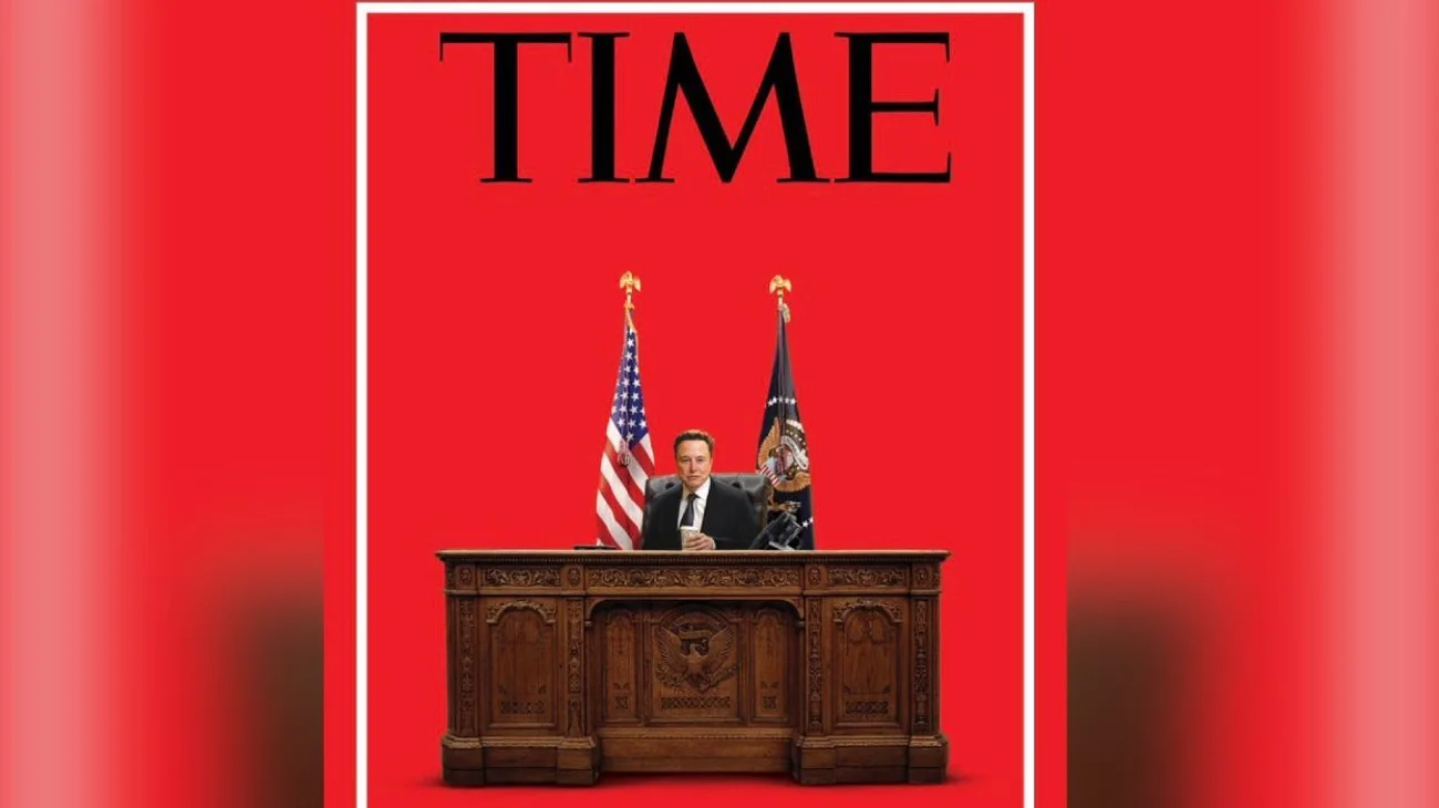 Revista Time pone a Elon Musk tras el escritorio de Trump