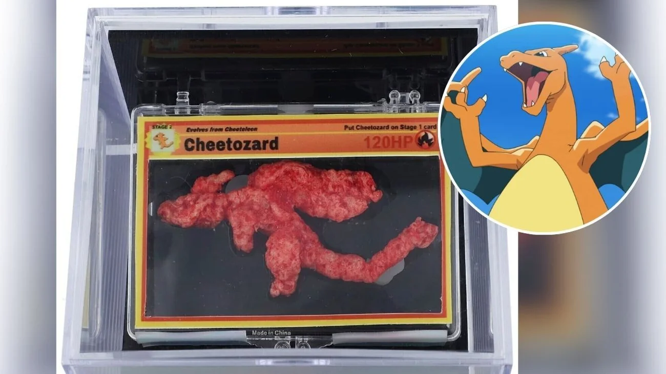 Cheeto con forma de Pokémon se vende por 87,840 dólares