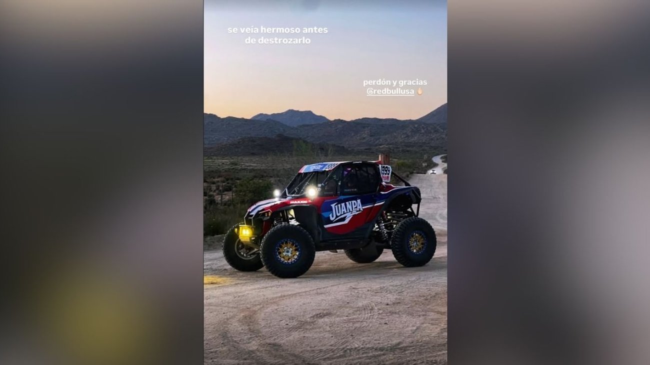 Compite Juanpa Zurita en la emblemática carrera Baja 500