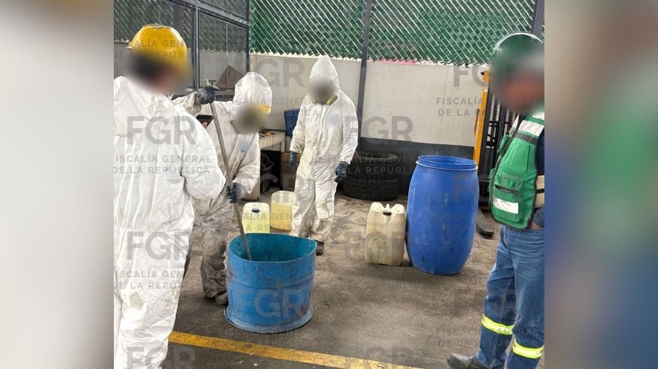 Incinera la FGR toneladas de químicos y droga en Nayarit