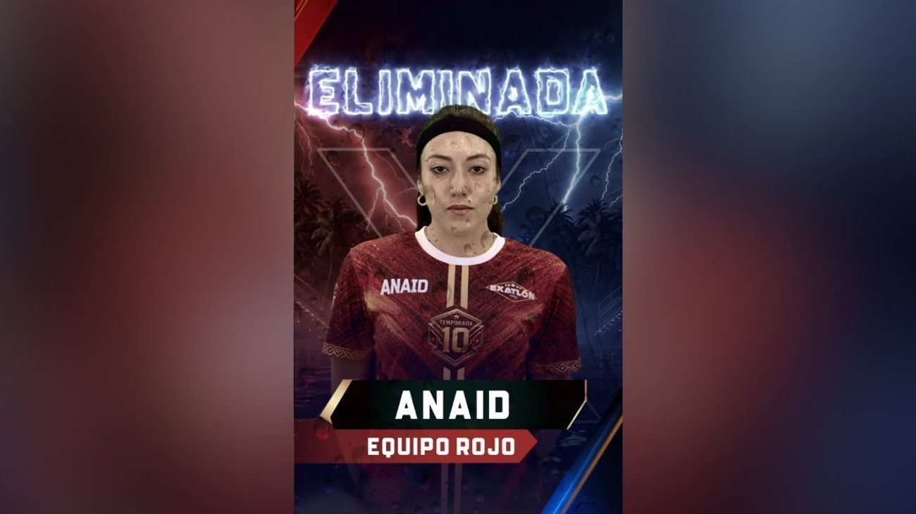 Eliminan a Anaid del equipo rojo en Exatlón México
