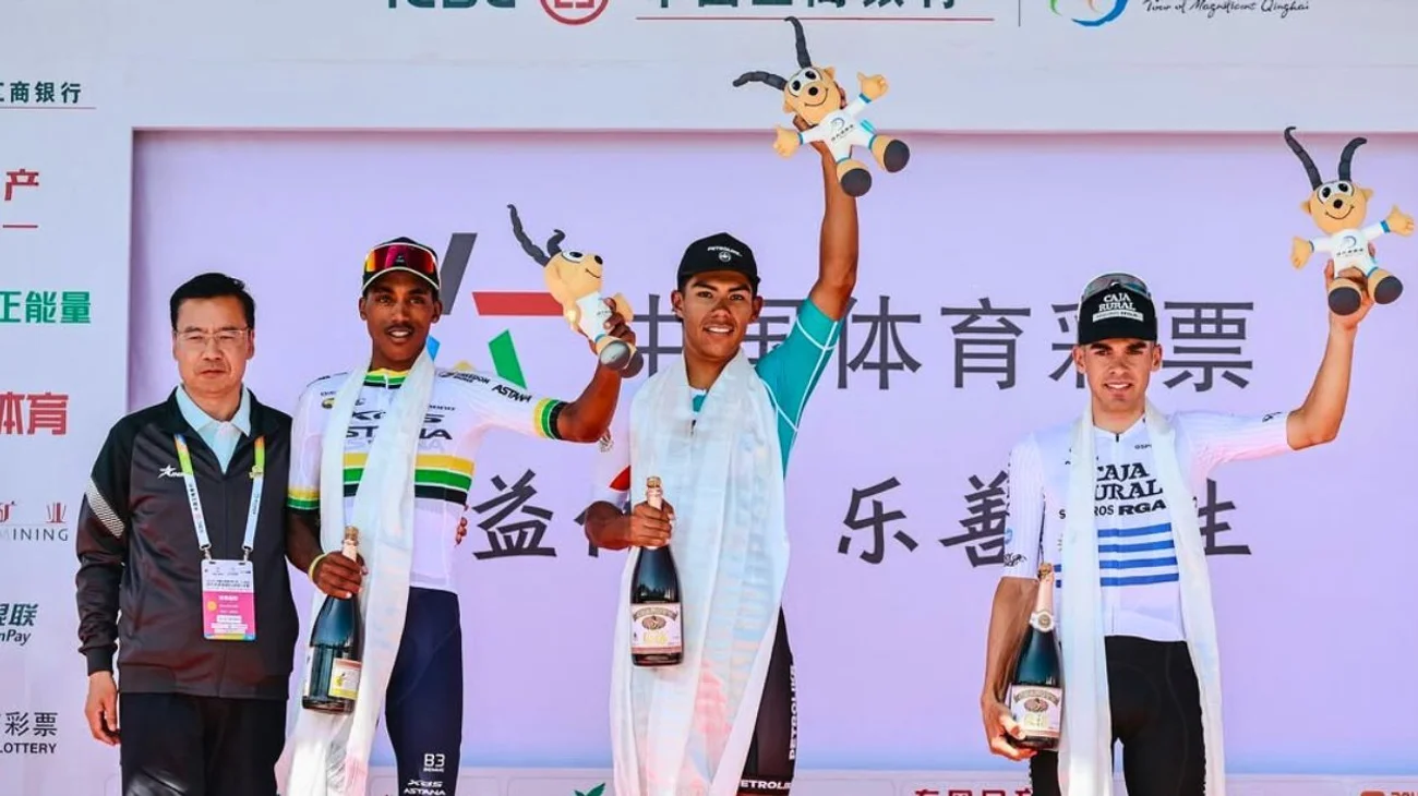 Mexicano Carlos García gana quinta etapa del Tour de Qinghai