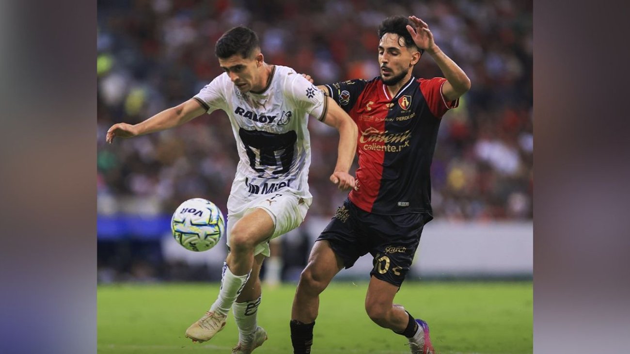 Pumas rescata un punto en su visita al Atlas en la Liga MX