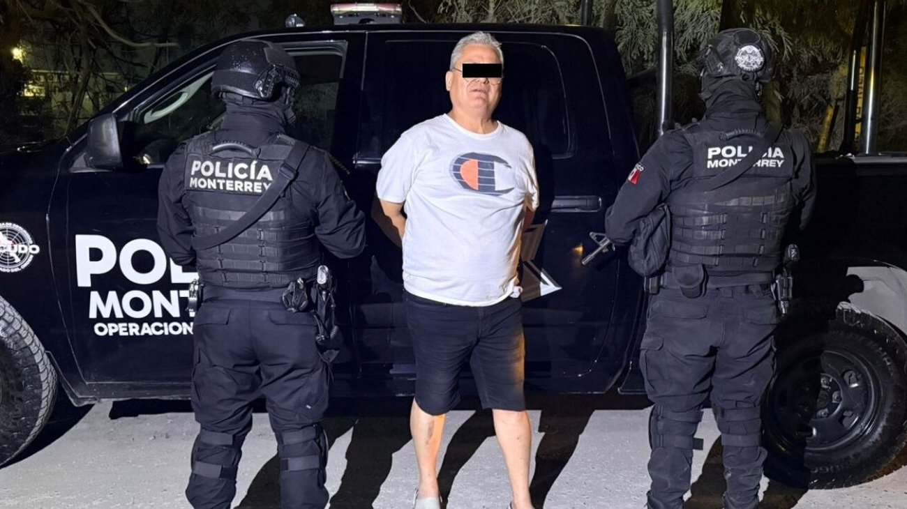 Detienen a hombre por posesión de arma de fuego en Monterrey